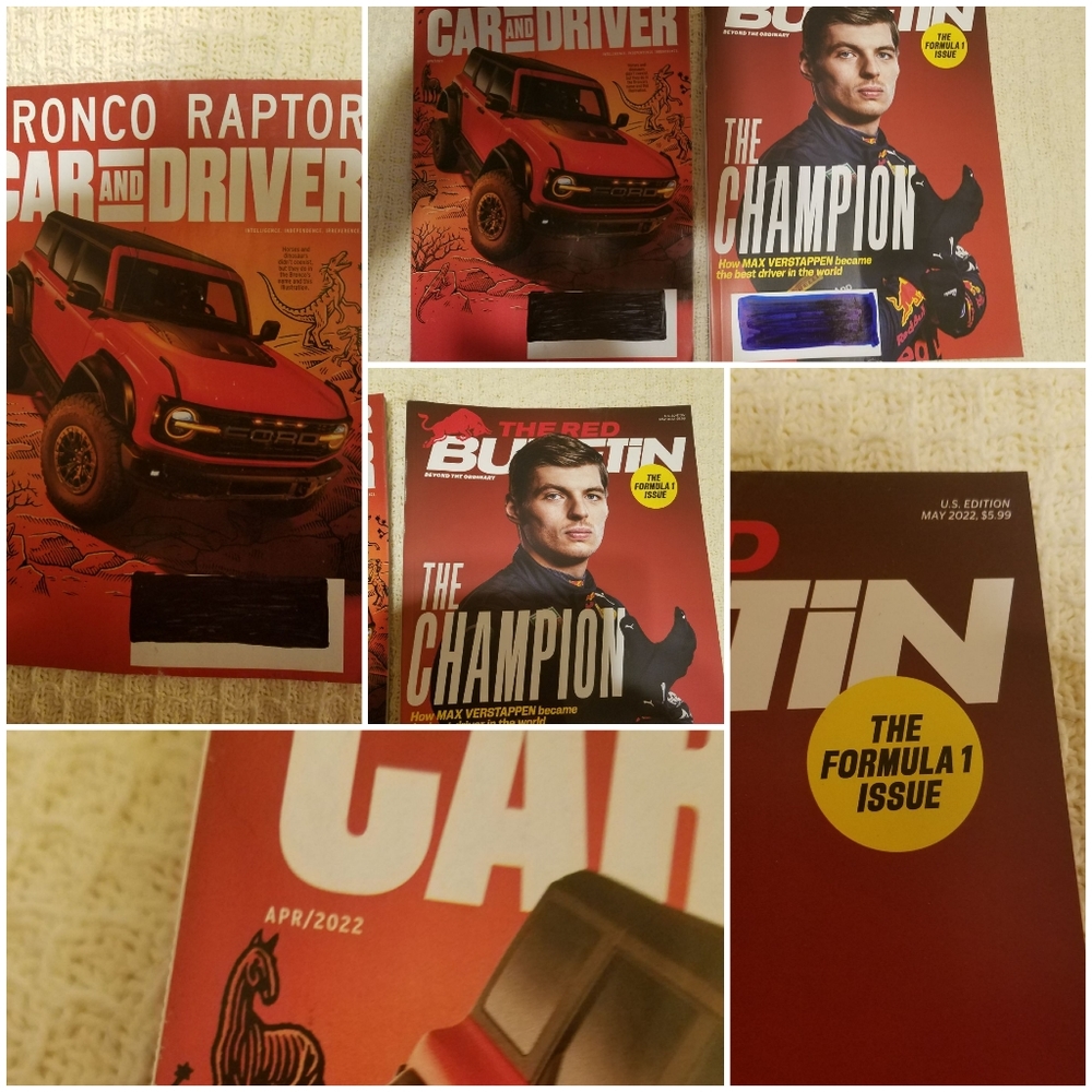 Two magazines 1   Bulletin Magazine May 2022 issue1  Car and driver Magazin